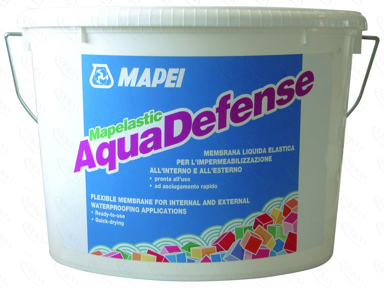 Эластичная полимерная гидроизоляция Mapelastic AquaDefence