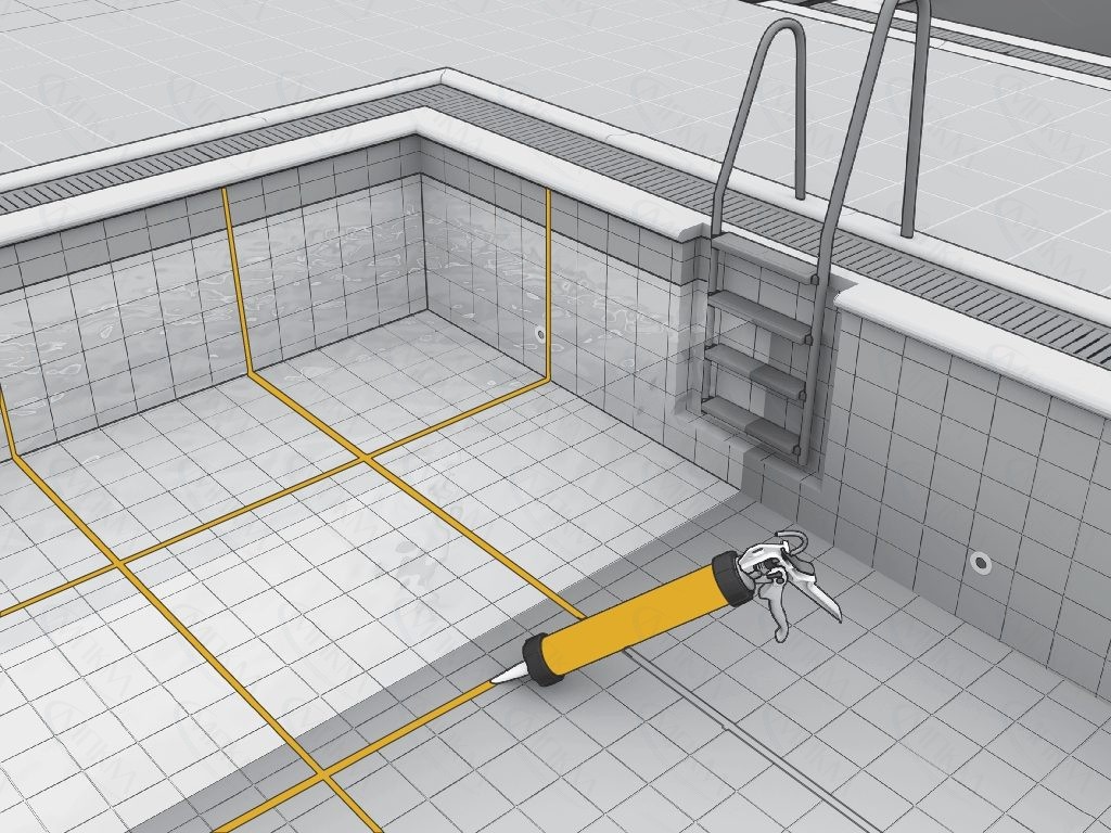 Герметик силиконовый для бассейнов Sikasil Pool